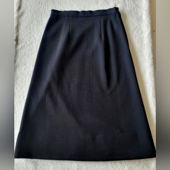 Sebastian Dresses & Skirts - Sabastian Vintage Black Wool Skirt Women's Size 10